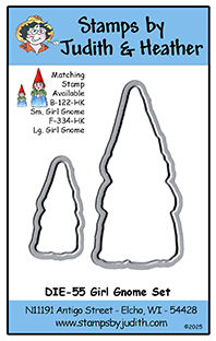 DIE-55 Girl Gnome Set